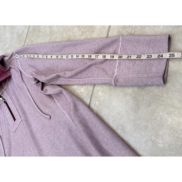 TOMMY BAHAMA Reversible Sun Fade Striped Pink Sweatshirt Dress Sz XL?Nautical - Picture 7 of 8